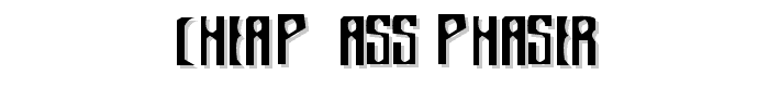 Cheap-Ass Phaser font